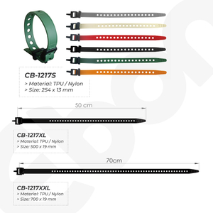 "All-You-Can -Tie" Strap / CB-1217S、CB-1217L、CB-1217XL、CB-1217XXL
