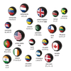 National Flag Valve Caps-CB-2950