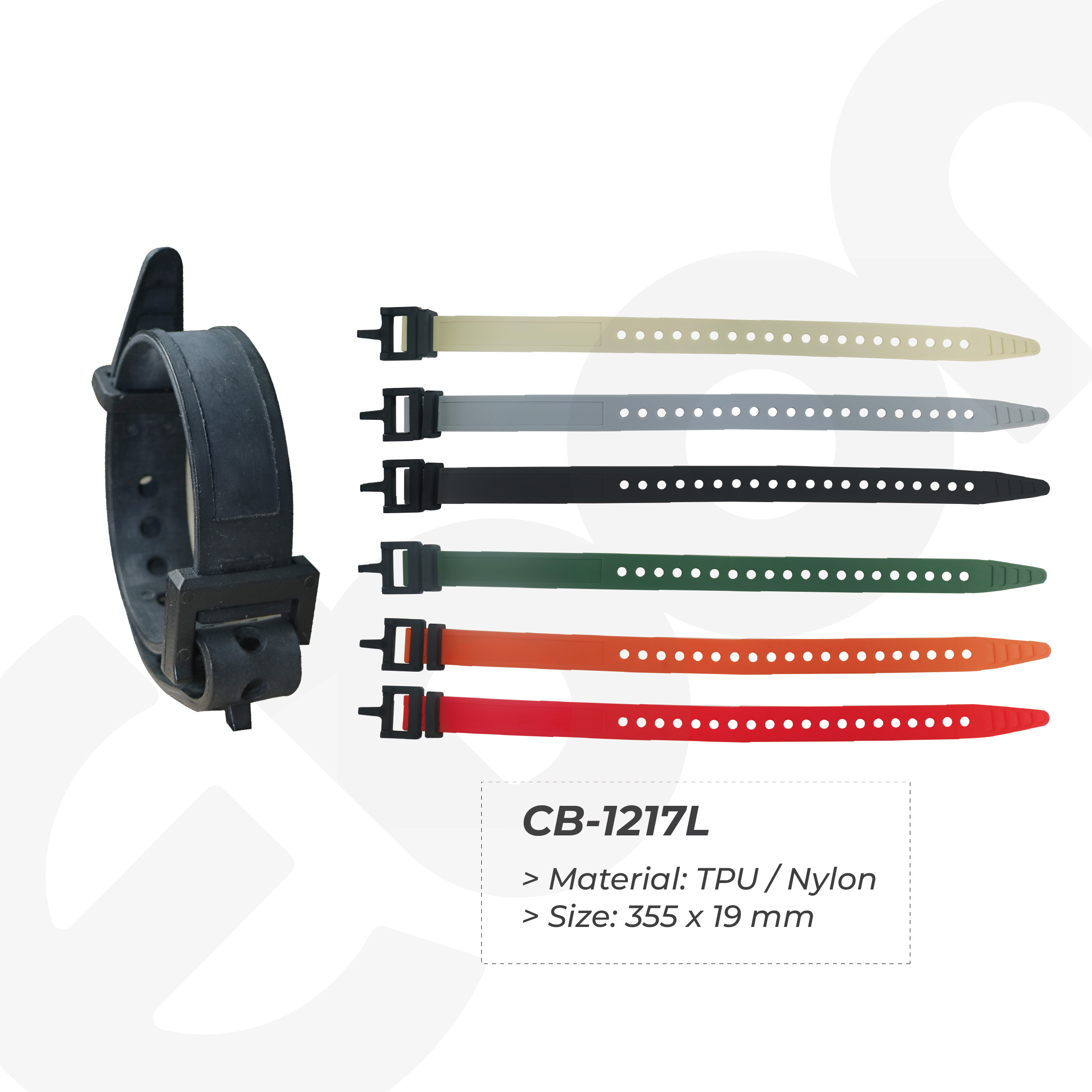 "All-You-Can -Tie" Strap / CB-1217S、CB-1217L、CB-1217XL、CB-1217XXL