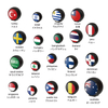 National Flag Valve Caps-CB-2950